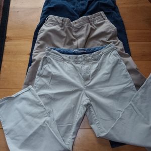 3 pair Men's chino casual pants